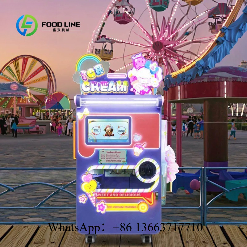 Soft Serve Ice Cream Machine - Customized Large Capacity Ice Cream Vending