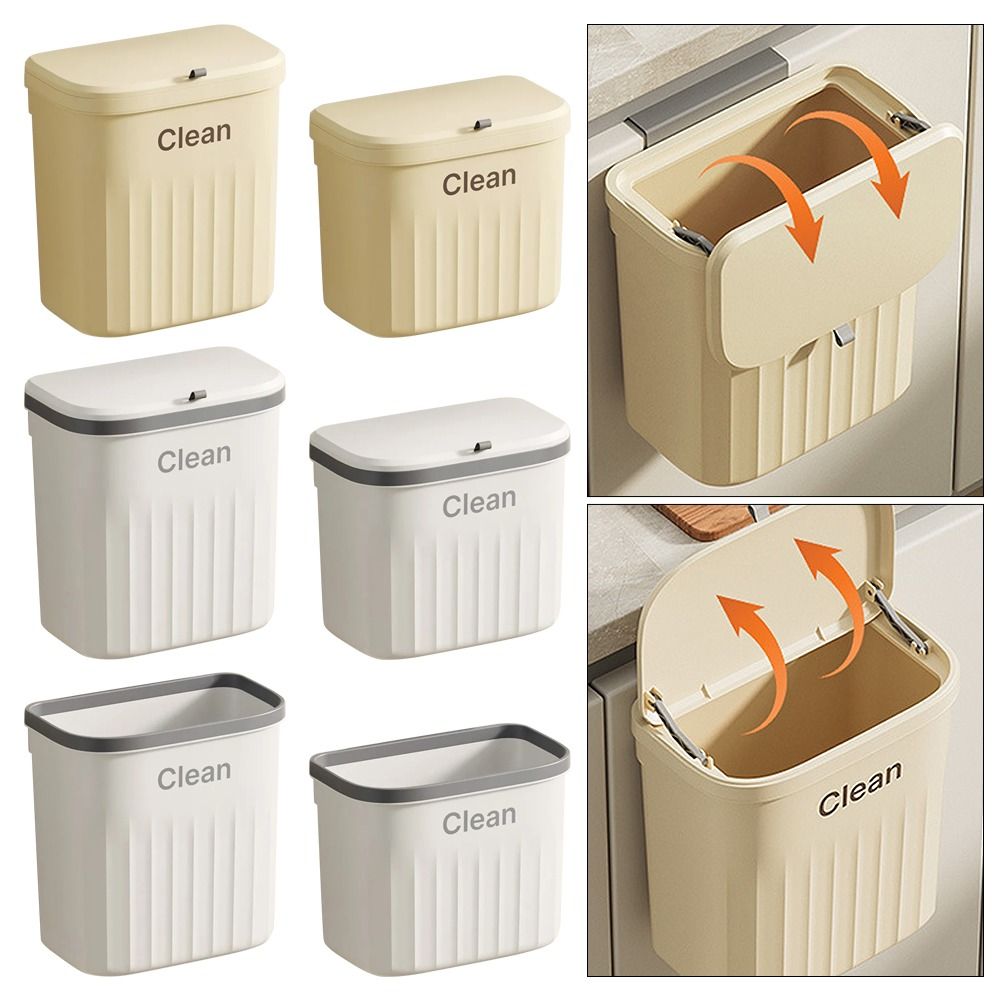 Commercial Kitchen Bin - 1Pcs Durable Cabinet Compost Trash Can