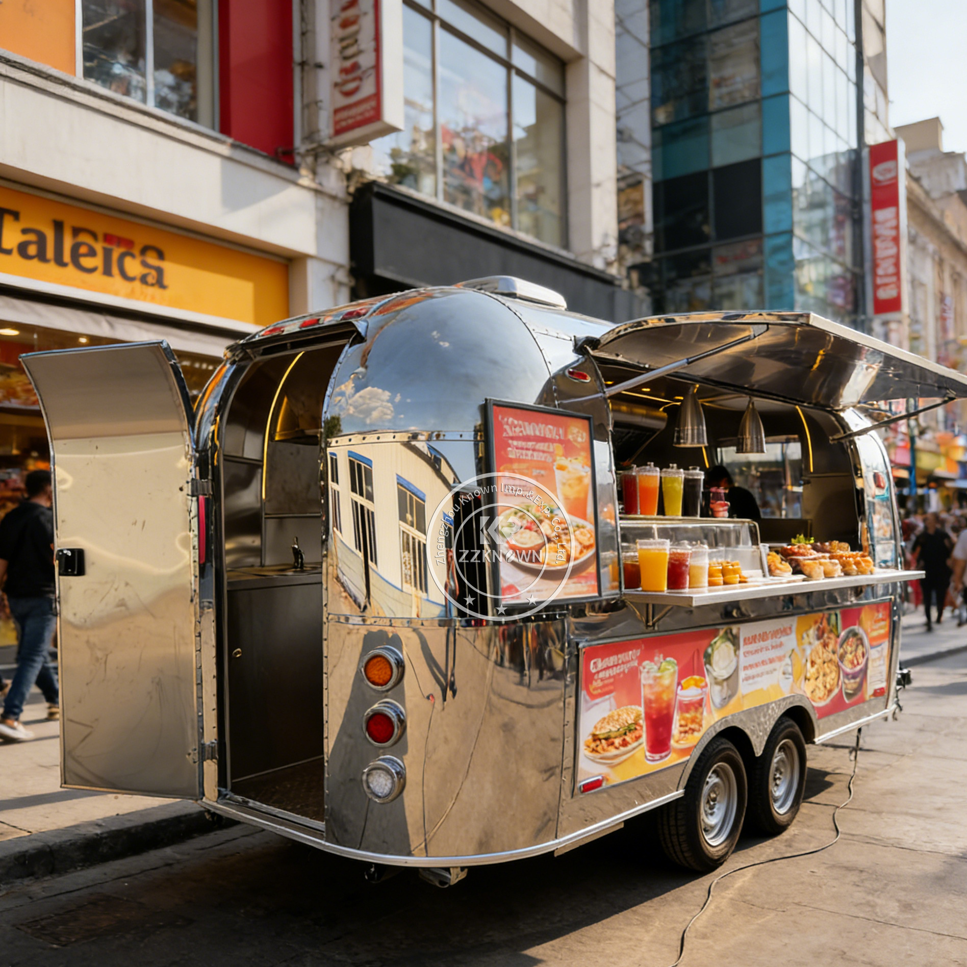 Commercial Kitchen Vendor - Commercial Mobile Donut Bakery Food Trailer