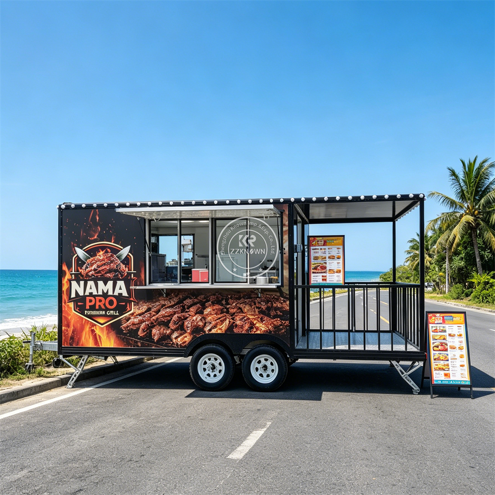 Commercial Kitchen Trailer - Custom Mobile Food Trailer Commercial Street