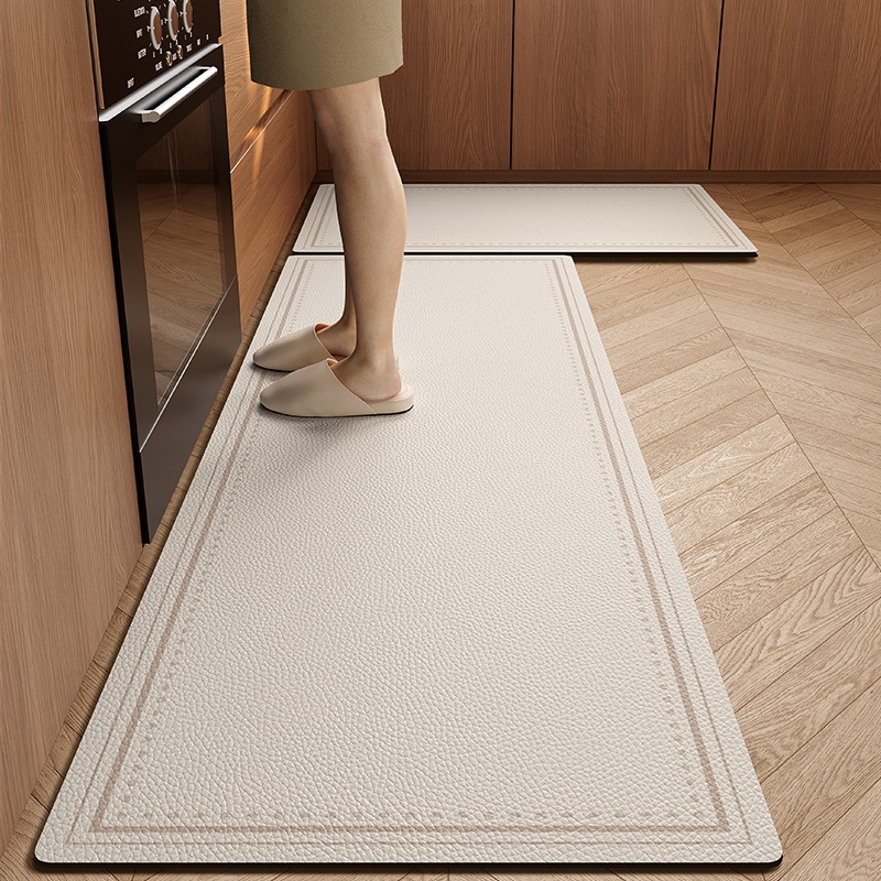 Commercial Kitchen Mats - Kitchen Mat Waterproof Non-slip Rugs Leather