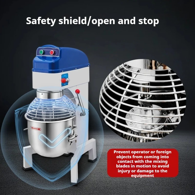 Dough Mixer Machine - 15L Automatic Dough Mixer and Beater