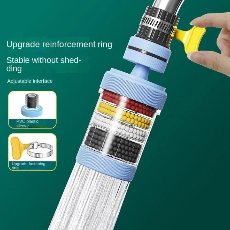 Commercial Kitchen Tap - Universal Kitchen Faucet Filter With Splash-Proof