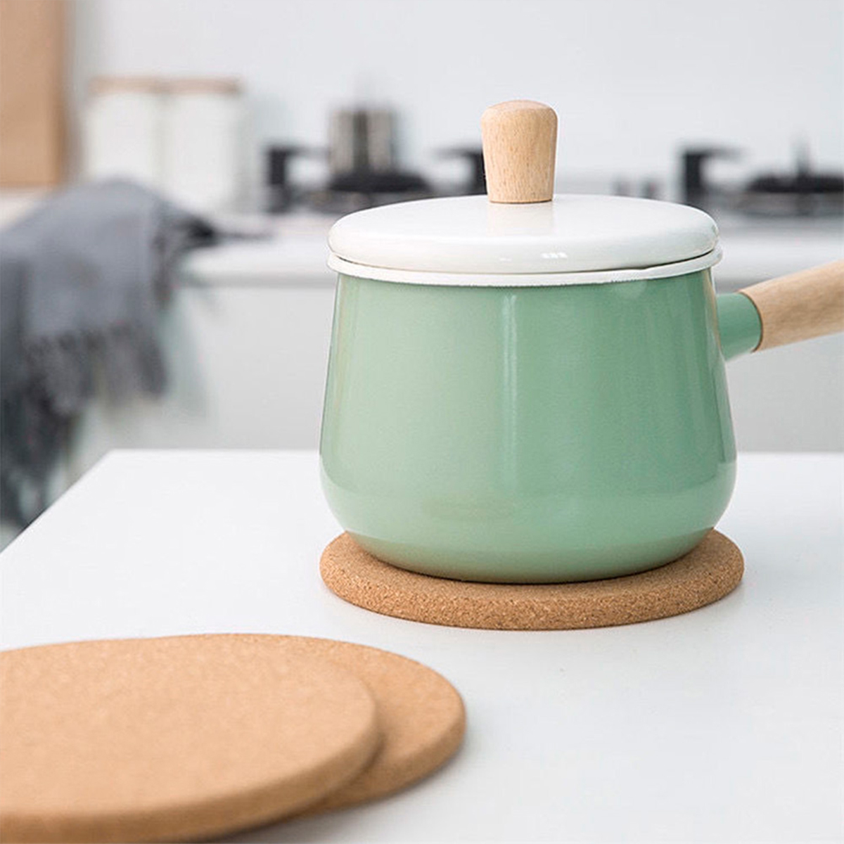 Cork Pot Holder Heat Resistant - Commercial Kitchen Mats ulasan dan harga
