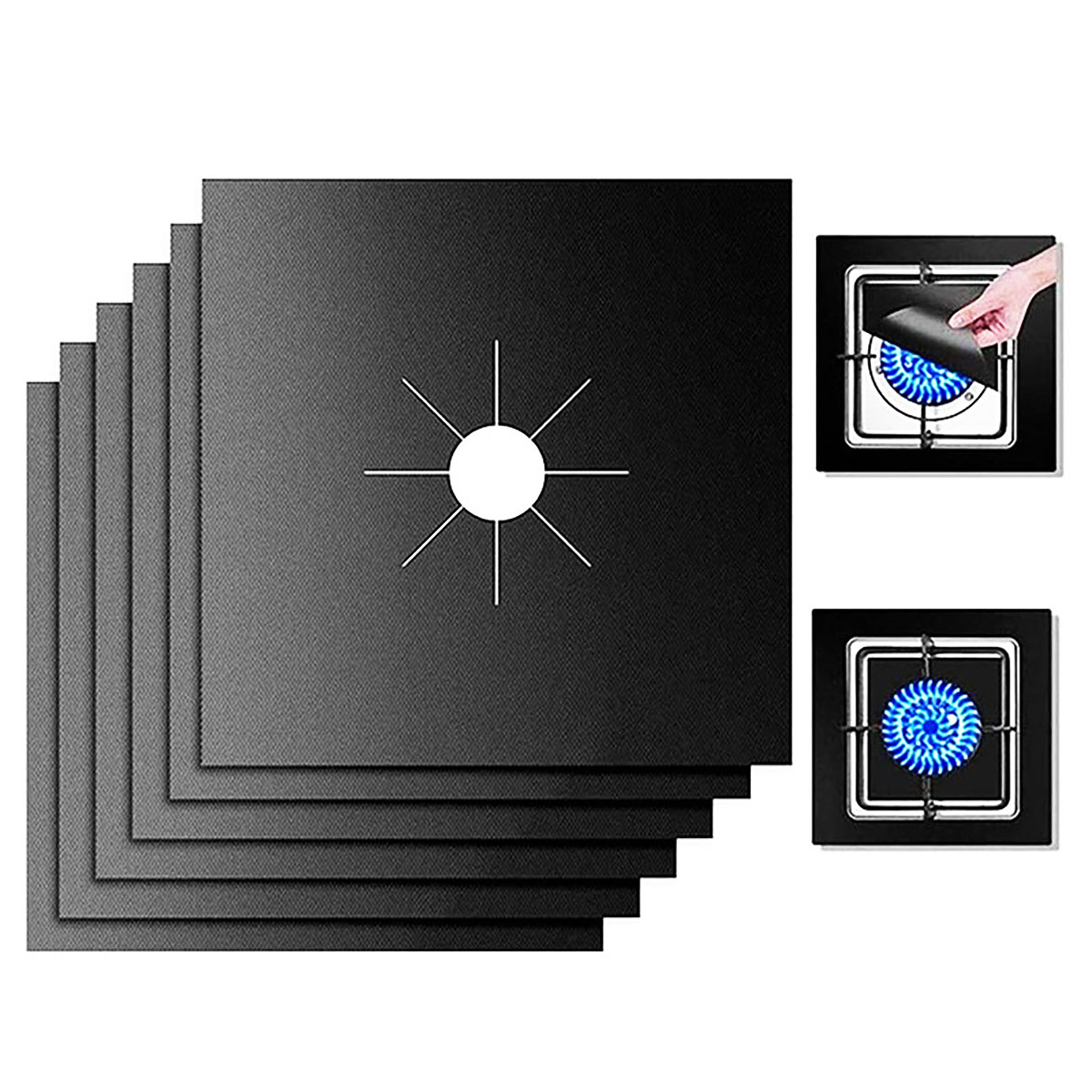 4 Piece Gas Stove Protector Co - Commercial Kitchen Burner ulasan dan harga