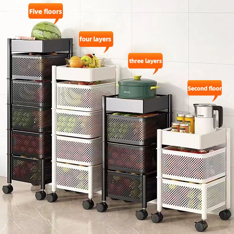 Metal Basket Kitchen Storage M - Commercial Kitchen Rack ulasan dan harga