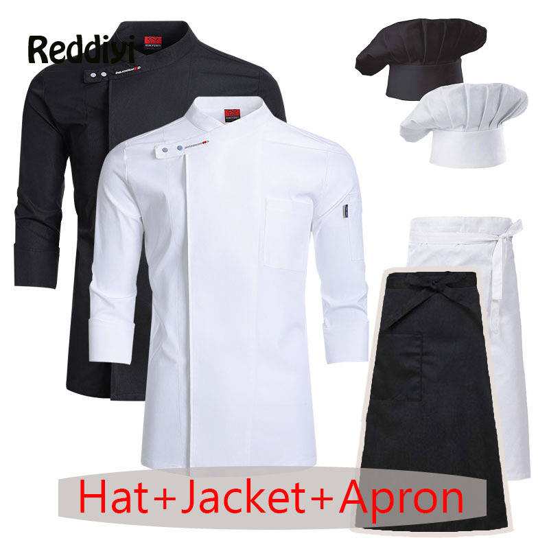 Chef Uniform 3-piece Set Whole - Commercial Kitchen Set ulasan dan harga