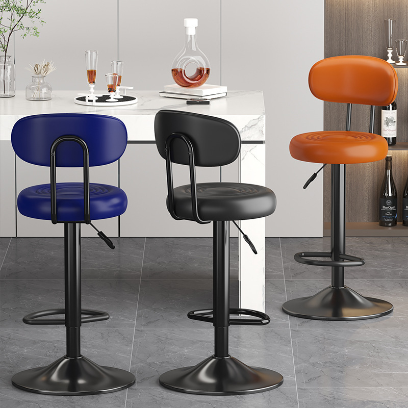 Bar Chairs Swivel Metal Nordic - Commercial Kitchen Set ulasan dan harga