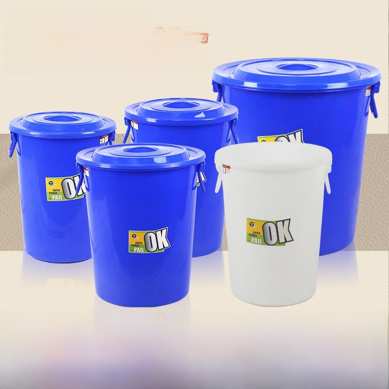 Large Capaci round Kitchen Tra - Commercial Kitchen Garbage Can ulasan dan harga