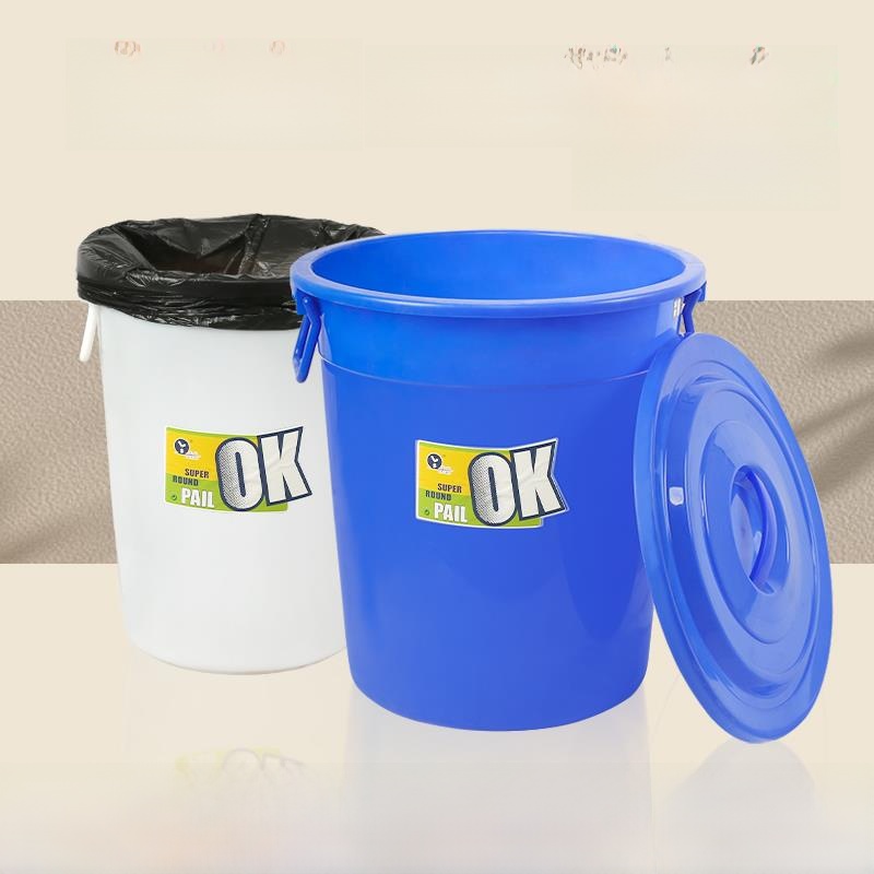 Large Capaci round Kitchen Tra - Commercial Kitchen Garbage Can ulasan dan harga