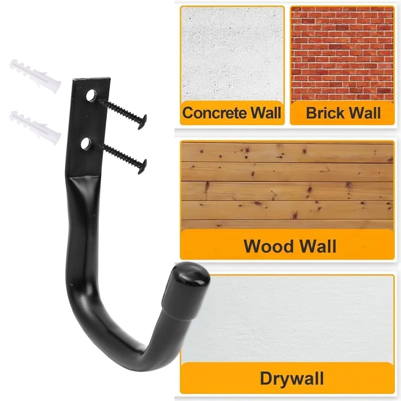 Double-holes Hooks with Screws - Commercial Kitchen Rack ulasan dan harga