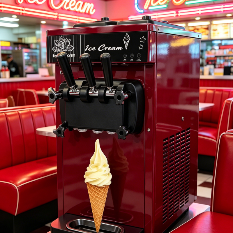 Customized Portable Compressor - Soft Serve Ice Cream Machine ulasan dan harga