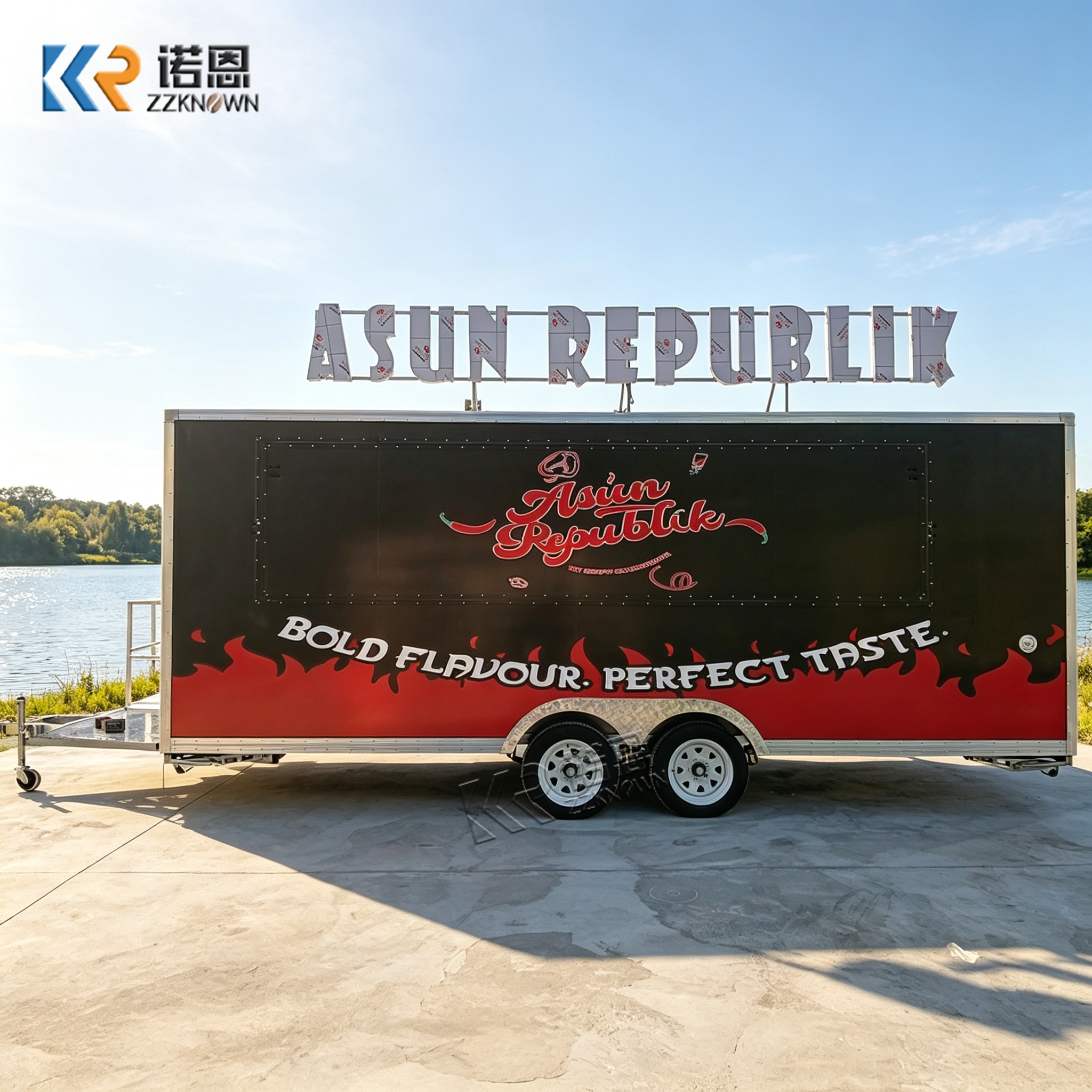 Commercial Food Vending Traile - Commercial Kitchen Windows ulasan dan harga