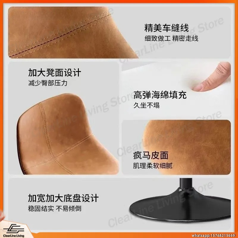 Adjustable Swivel Bar Stool wi - Commercial Kitchen Island ulasan dan harga