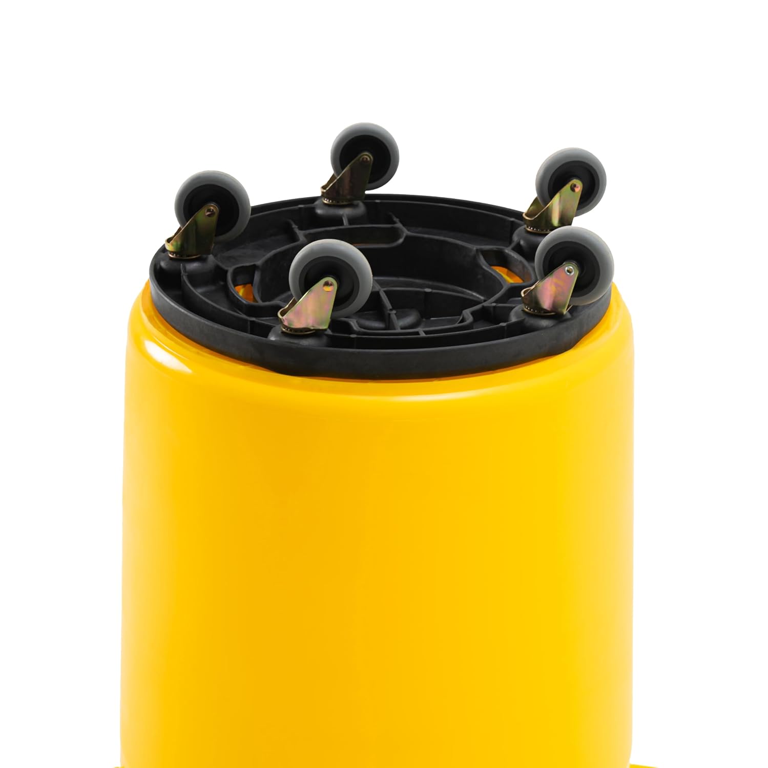 3 Pack 44 Gallon Yellow Round  - Commercial Kitchen Garbage Can ulasan dan harga