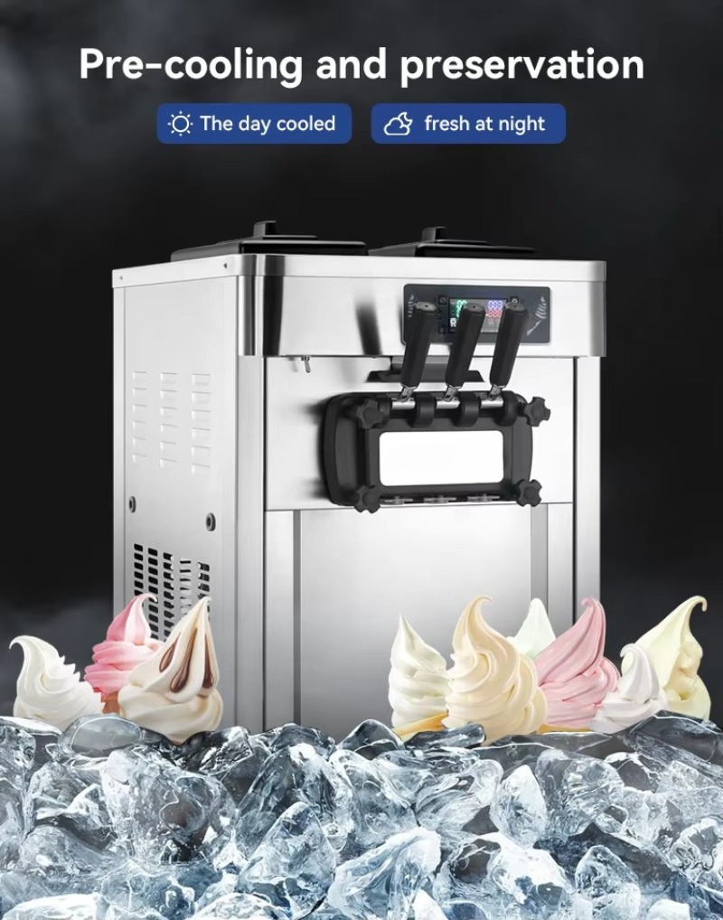 Professional Commercial Automa - Soft Serve Ice Cream Machine ulasan dan harga