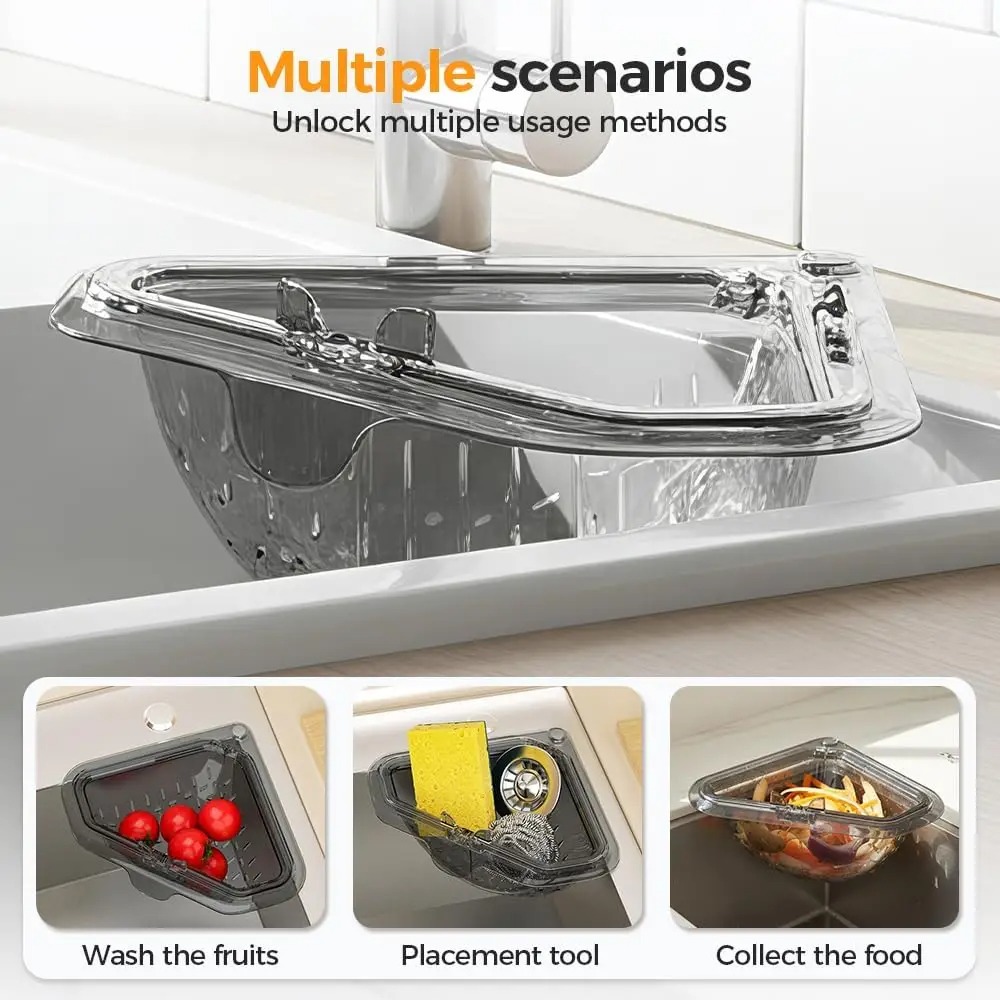 Multifunctional Sink Strainer  - Commercial Kitchen Bin ulasan dan harga