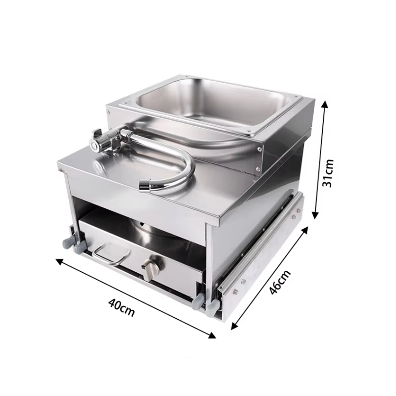 RV Pull-out Gas Stove With Sin - Commercial Kitchen Burner ulasan dan harga