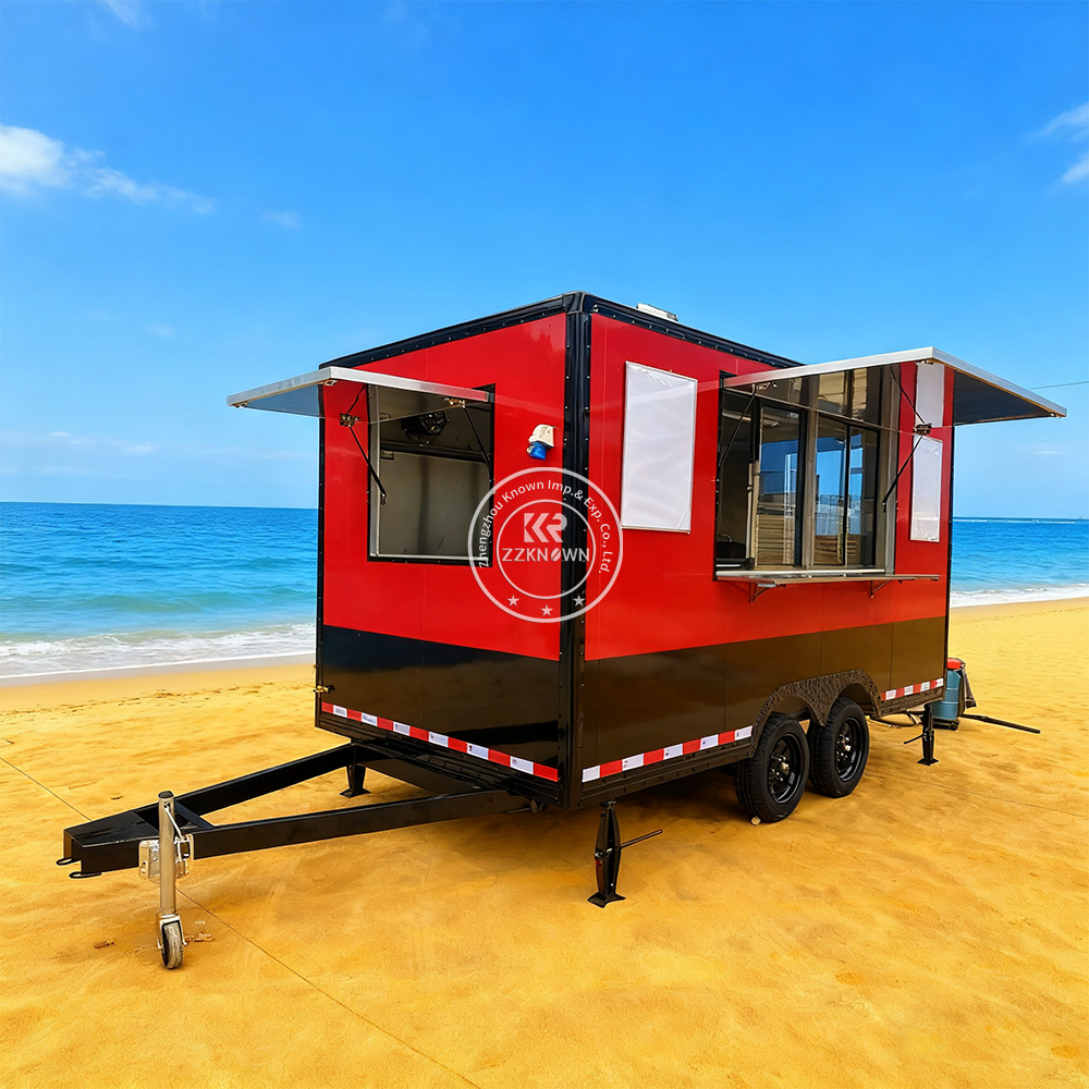 Fully Equipped Pizza Snack Ice - Commercial Kitchen Trailer ulasan dan harga