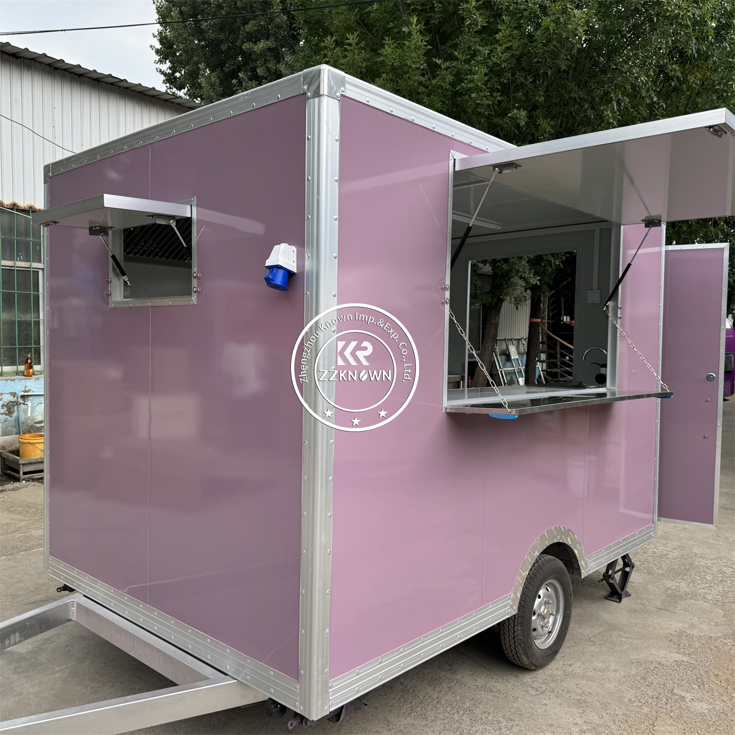 Mobile Fast Food Trailer Cart  - Commercial Kitchen Trailer ulasan dan harga