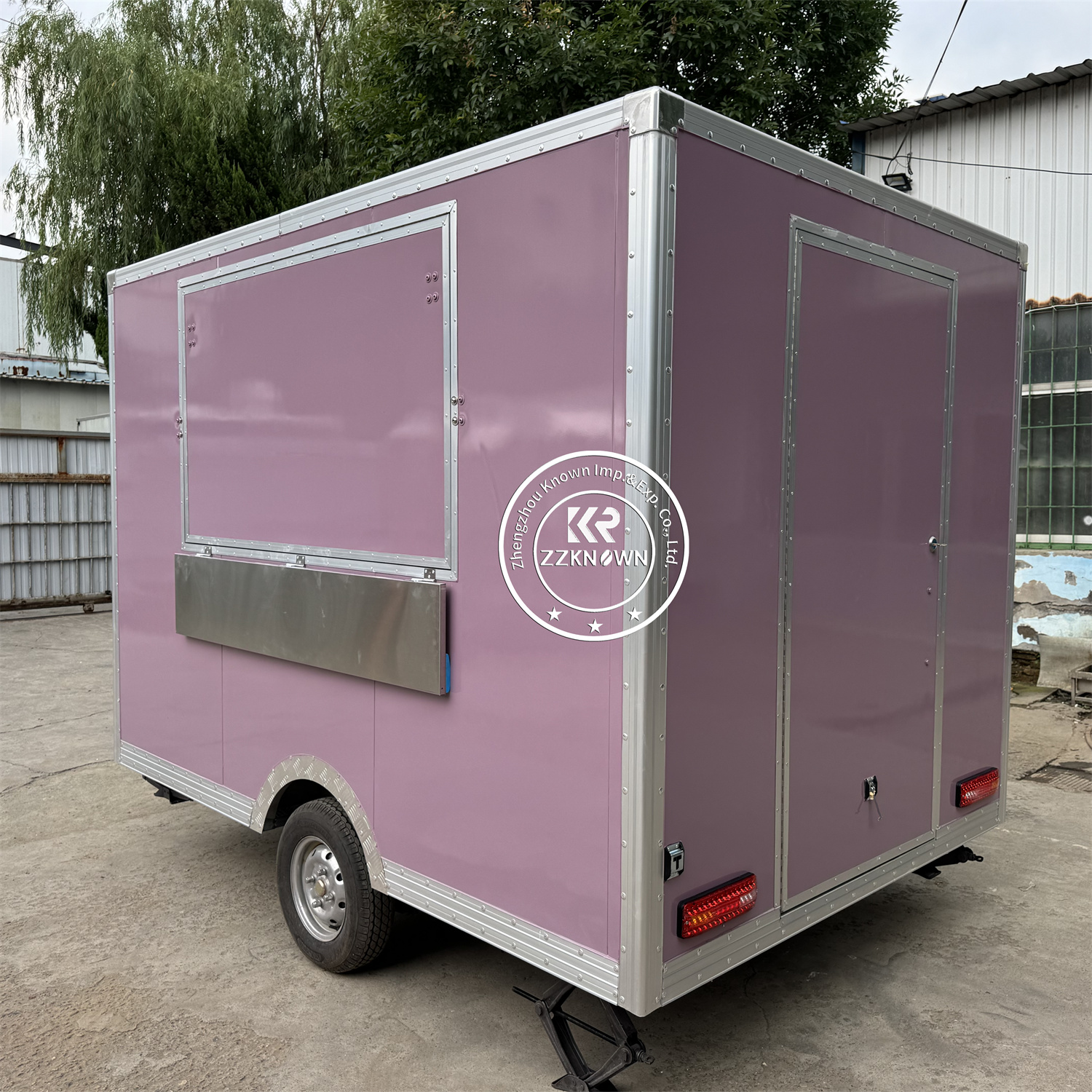 Mobile Fast Food Trailer Cart  - Commercial Kitchen Trailer ulasan dan harga