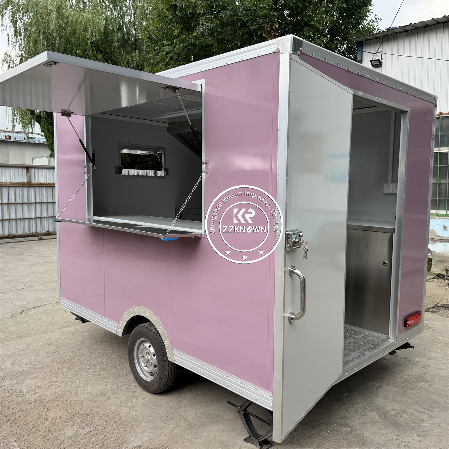 Mobile Fast Food Trailer Cart  - Commercial Kitchen Trailer ulasan dan harga