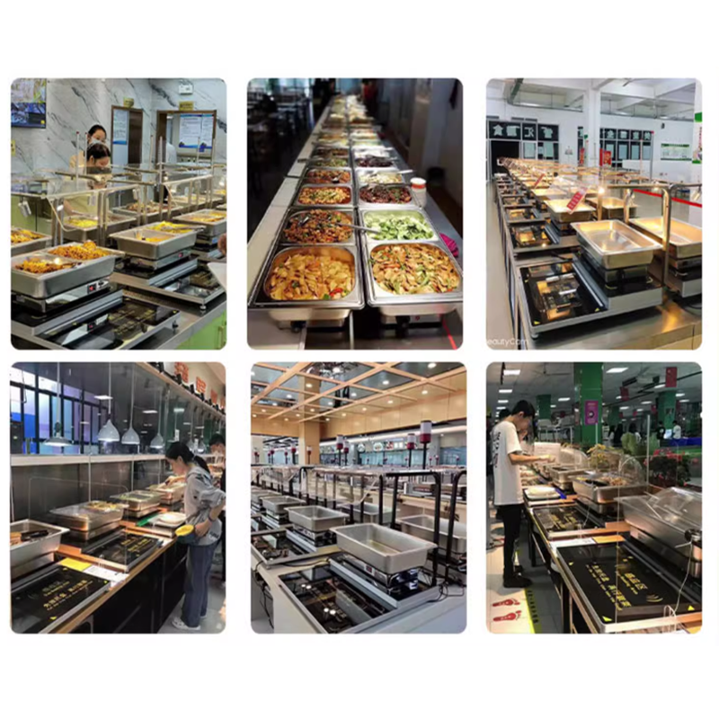 600W Commercial buffet furnace - Commercial Kitchen Stove ulasan dan harga