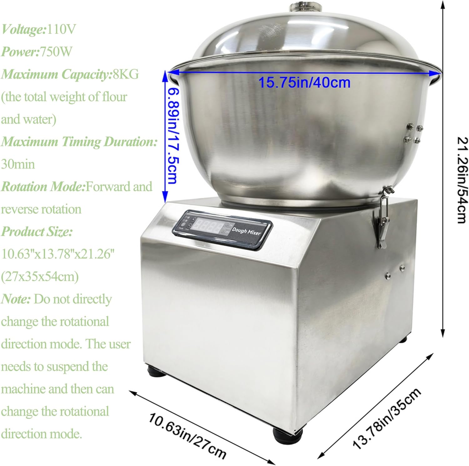 Dough Mixer Dual Function Stai - Dough Mixer Machine ulasan dan harga