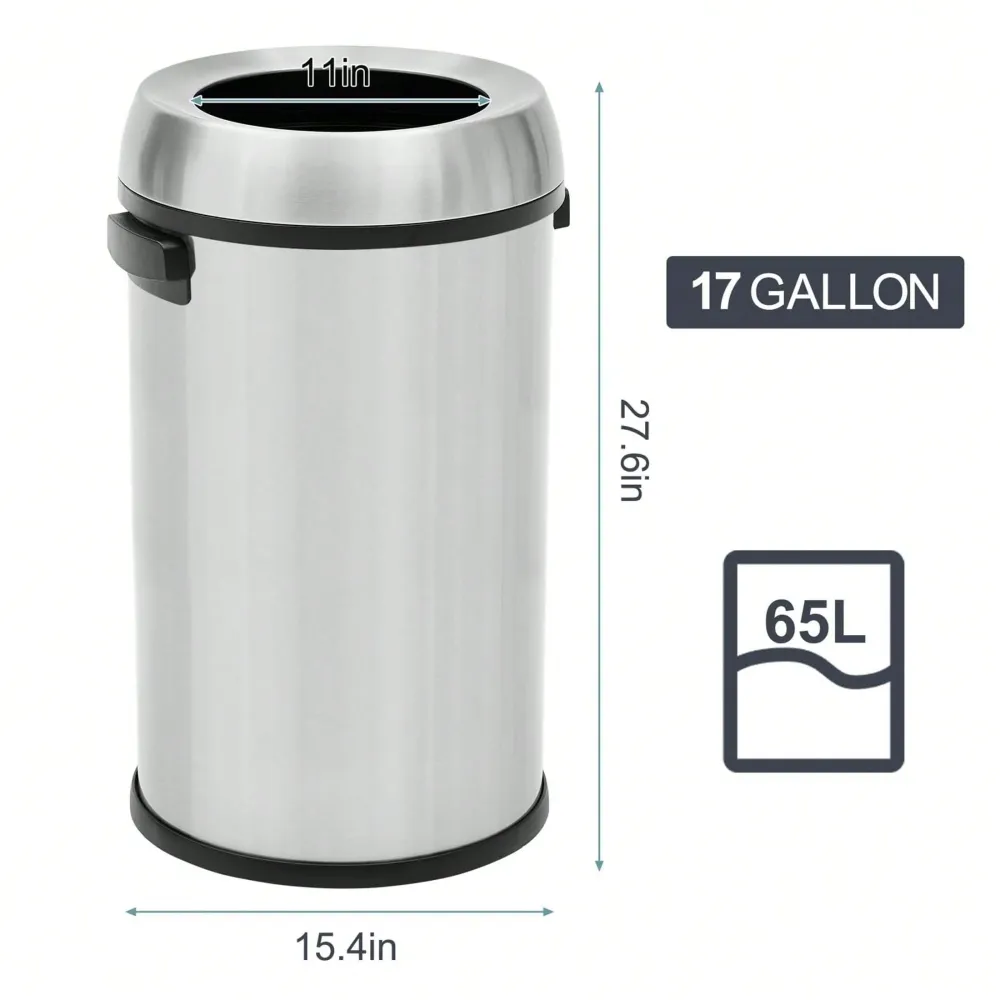 Round Kitchen Trash Can,Stainl - Commercial Kitchen Garbage Can ulasan dan harga