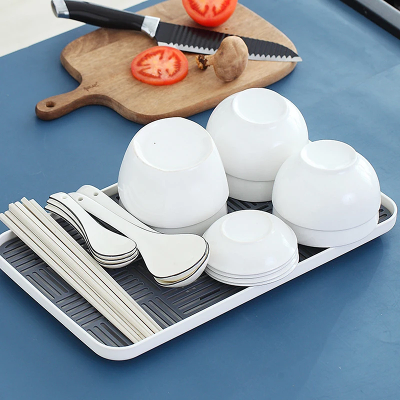 Plastic Drain Rack Dish Cup Dr - Commercial Kitchen Mats ulasan dan harga