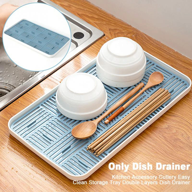 Plastic Drain Rack Dish Cup Dr - Commercial Kitchen Mats ulasan dan harga