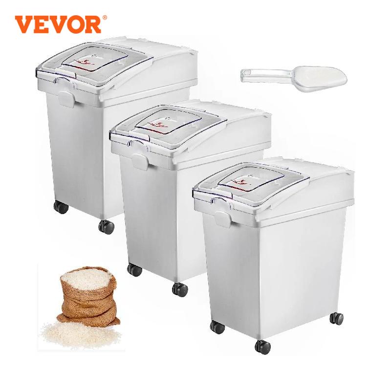 VEVOR 25L Dry Ingredient Stora - Commercial Kitchen Bin ulasan dan harga