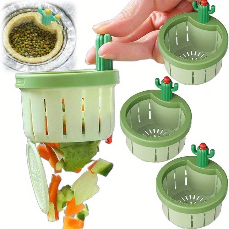 1-5pcs Cactus Sink Drain Strai - Commercial Kitchen Bin ulasan dan harga