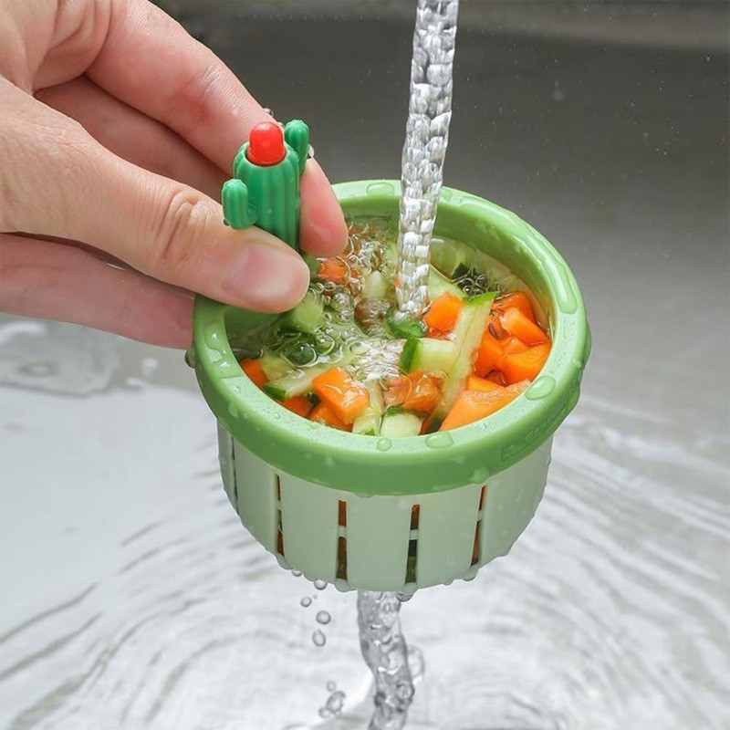 1-5pcs Cactus Sink Drain Strai - Commercial Kitchen Bin ulasan dan harga