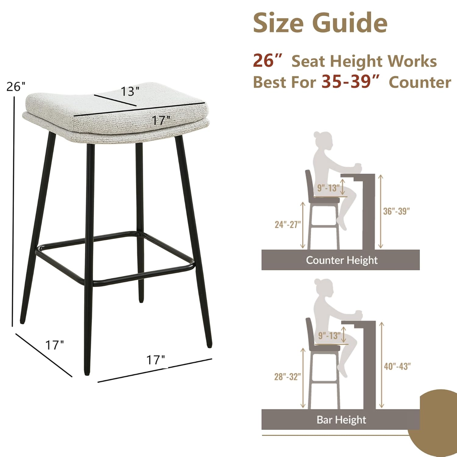 26 inch Counter Height Bar Sto - Commercial Kitchen Counter ulasan dan harga