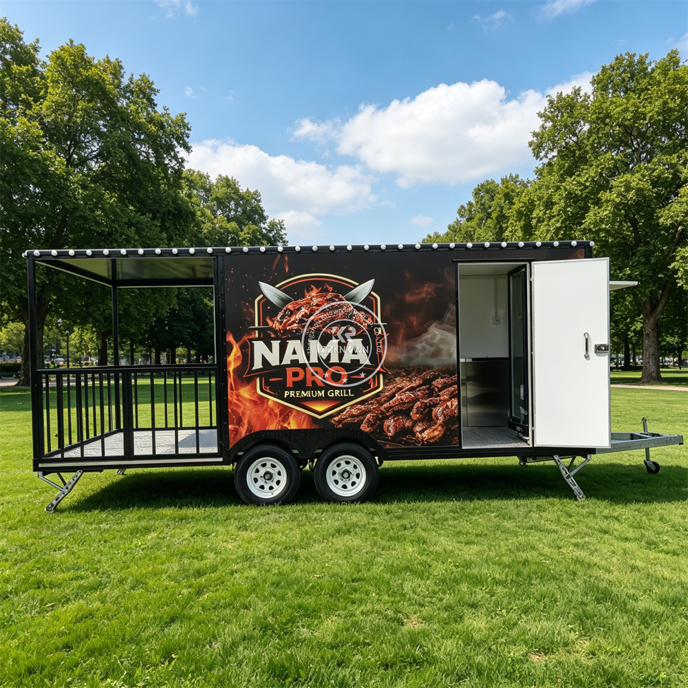 Custom Mobile Food Trailer Com - Commercial Kitchen Trailer ulasan dan harga