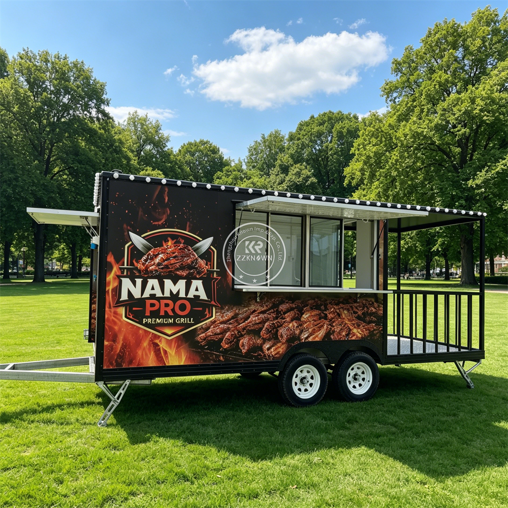 Custom Mobile Food Trailer Com - Commercial Kitchen Trailer ulasan dan harga