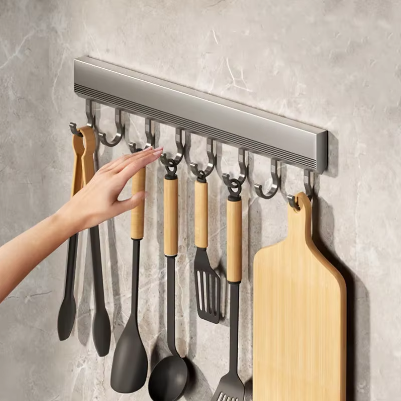 Kitchen Hook Rack Punch-free W - Commercial Kitchen Rack ulasan dan harga