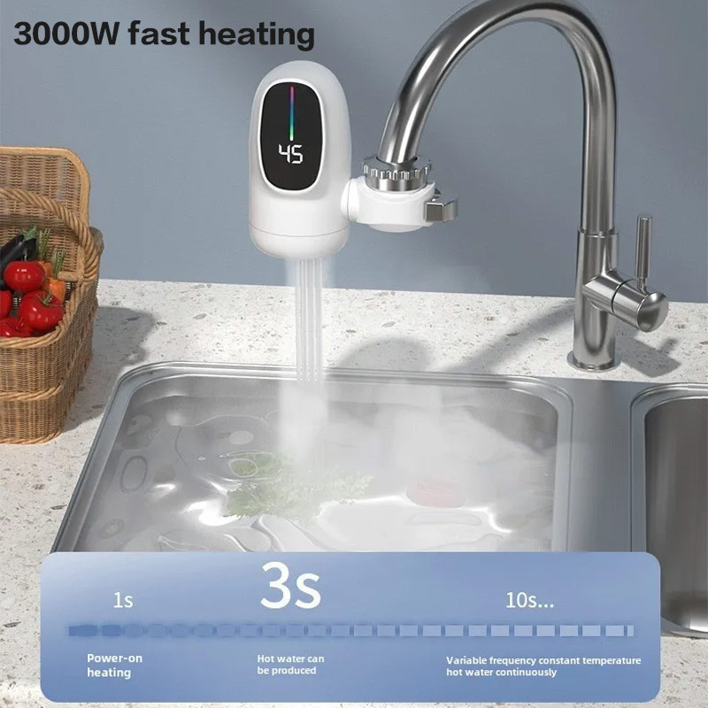 TINSOL 3000W Instant Hot Fauce - Commercial Kitchen Tap ulasan dan harga