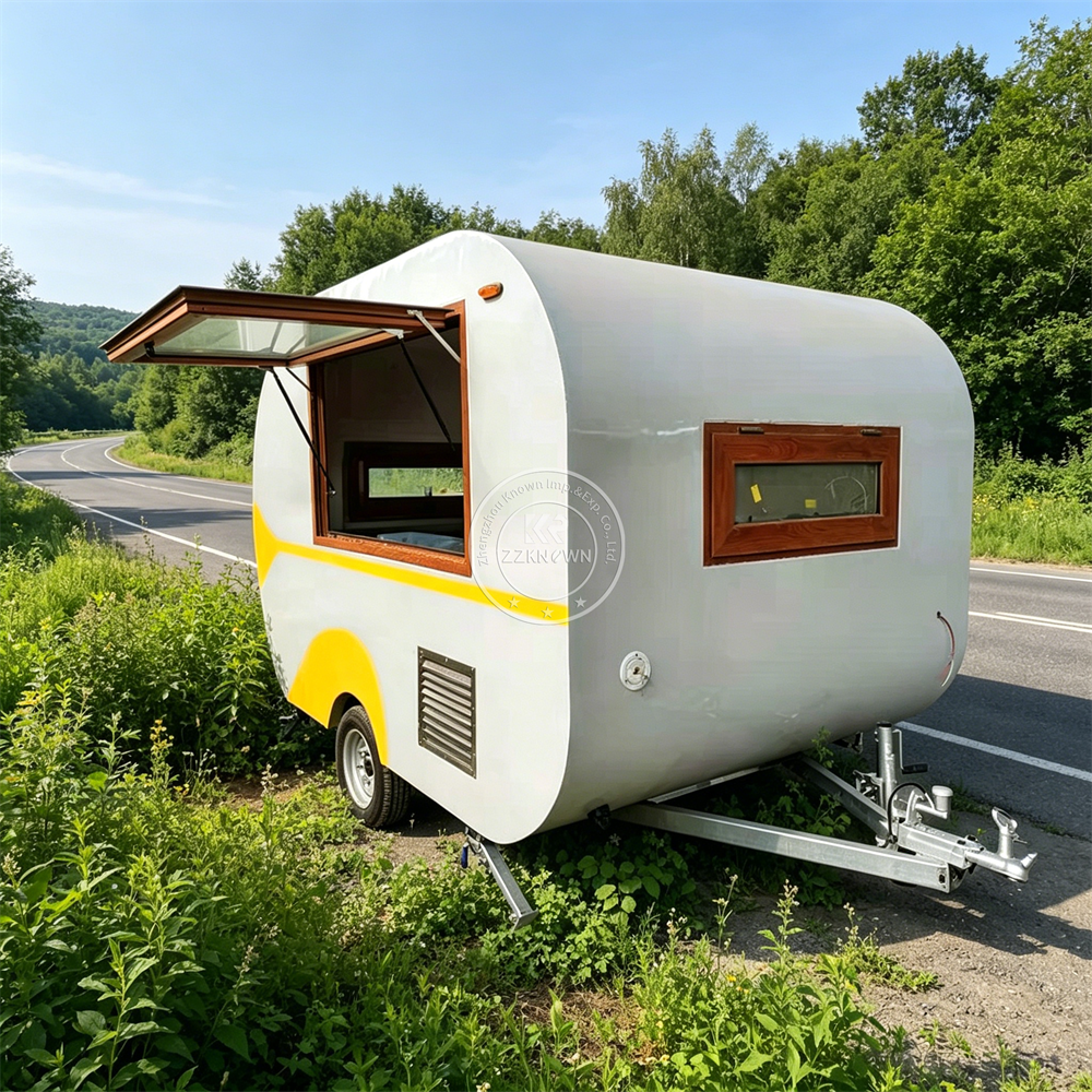 Stainless Steel Mobile Food Tr - Commercial Kitchen Trailer ulasan dan harga