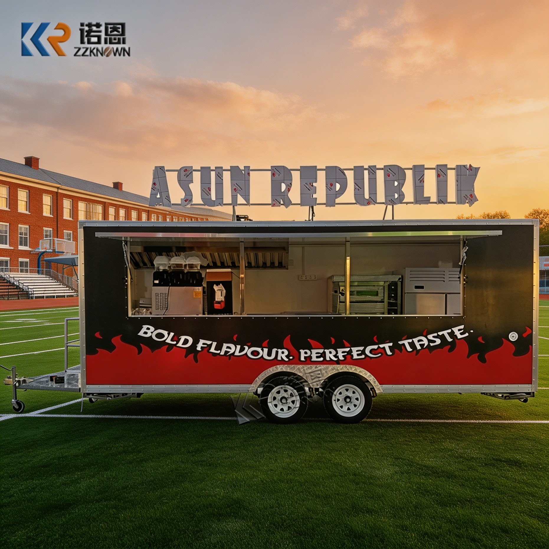 Mobile Stainless Steel Kitchen - Commercial Kitchen Windows ulasan dan harga