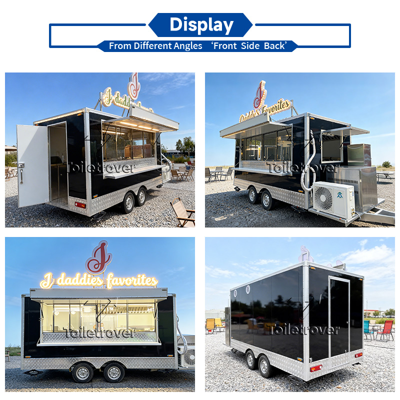 Cheap Food Truck Carts Customi - Commercial Kitchen Trailer ulasan dan harga