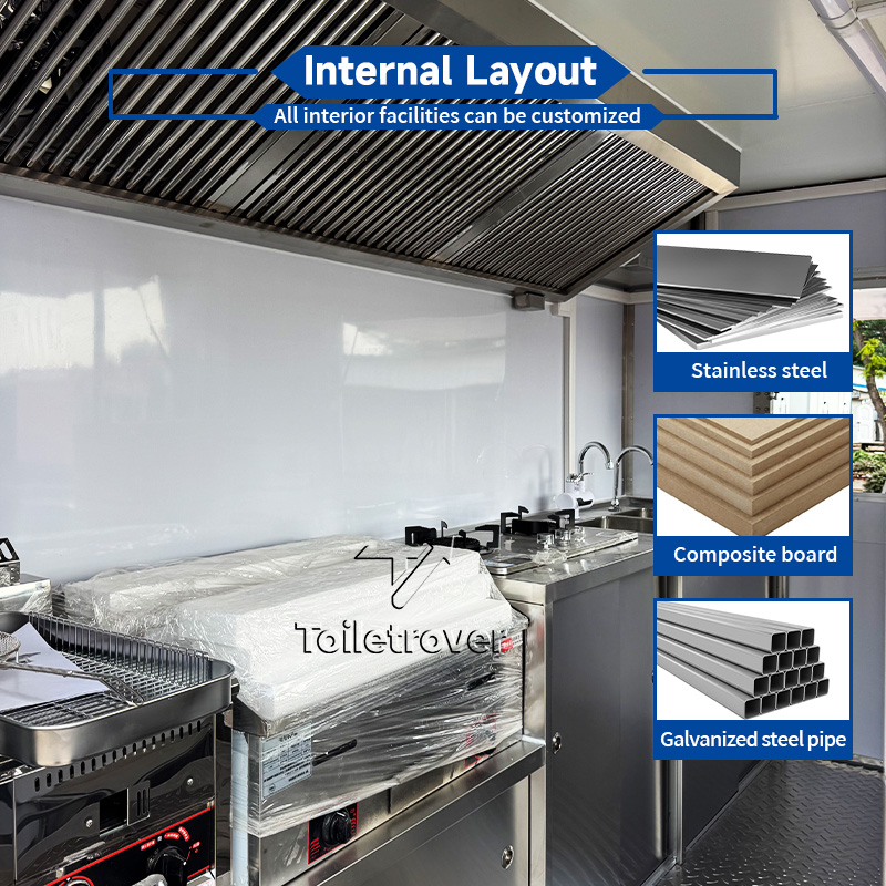 Cheap Food Truck Carts Customi - Commercial Kitchen Trailer ulasan dan harga