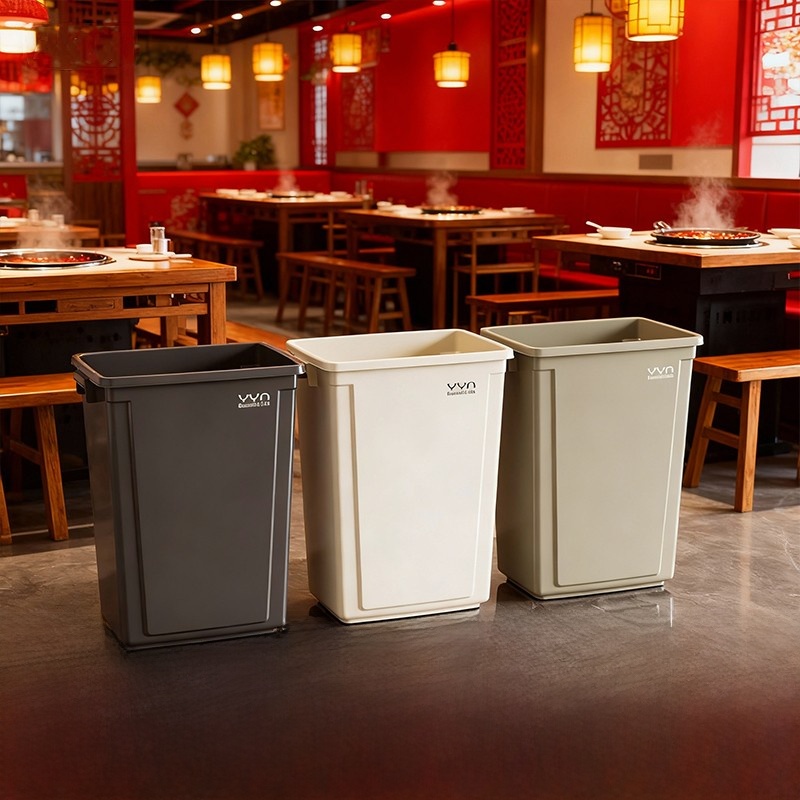 Large Capacity Square Garbage  - Commercial Kitchen Garbage Can ulasan dan harga