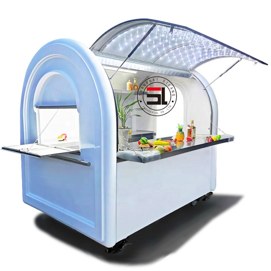 Electric Fast Food Truck Trail - Commercial Kitchen Trailer ulasan dan harga