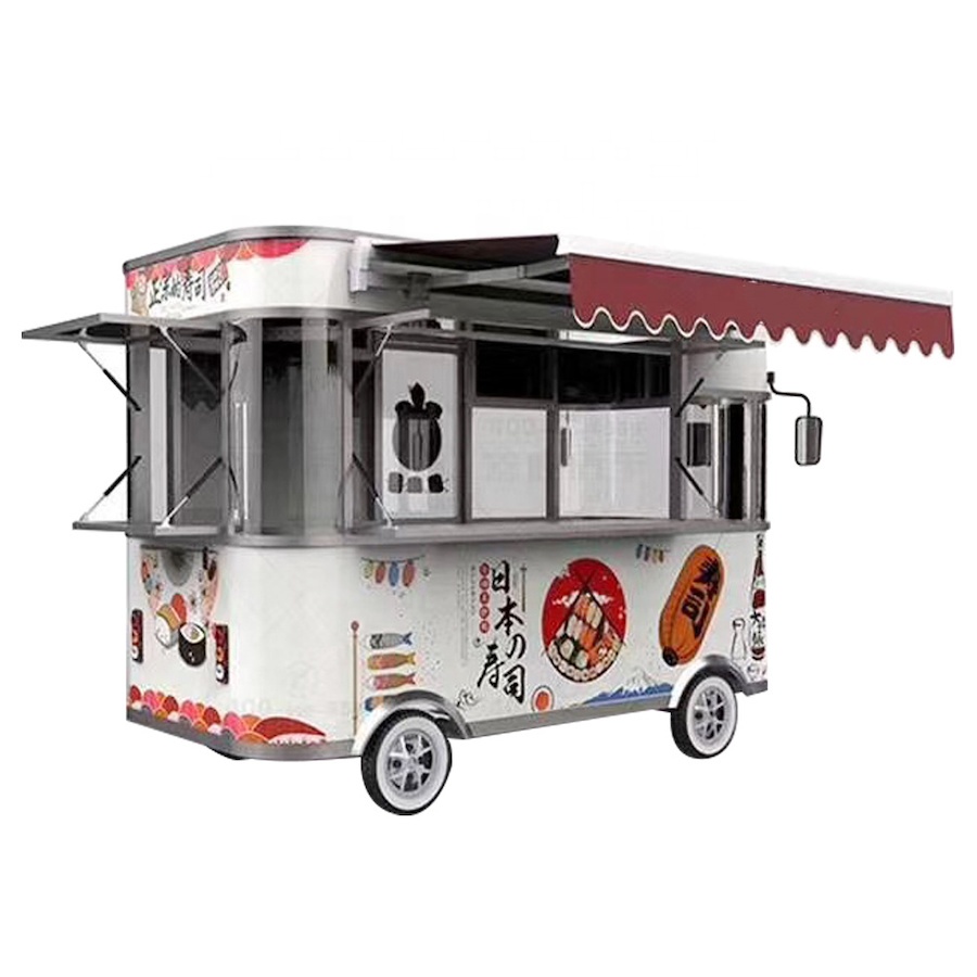 Electric Fast Food Truck Trail - Commercial Kitchen Trailer ulasan dan harga