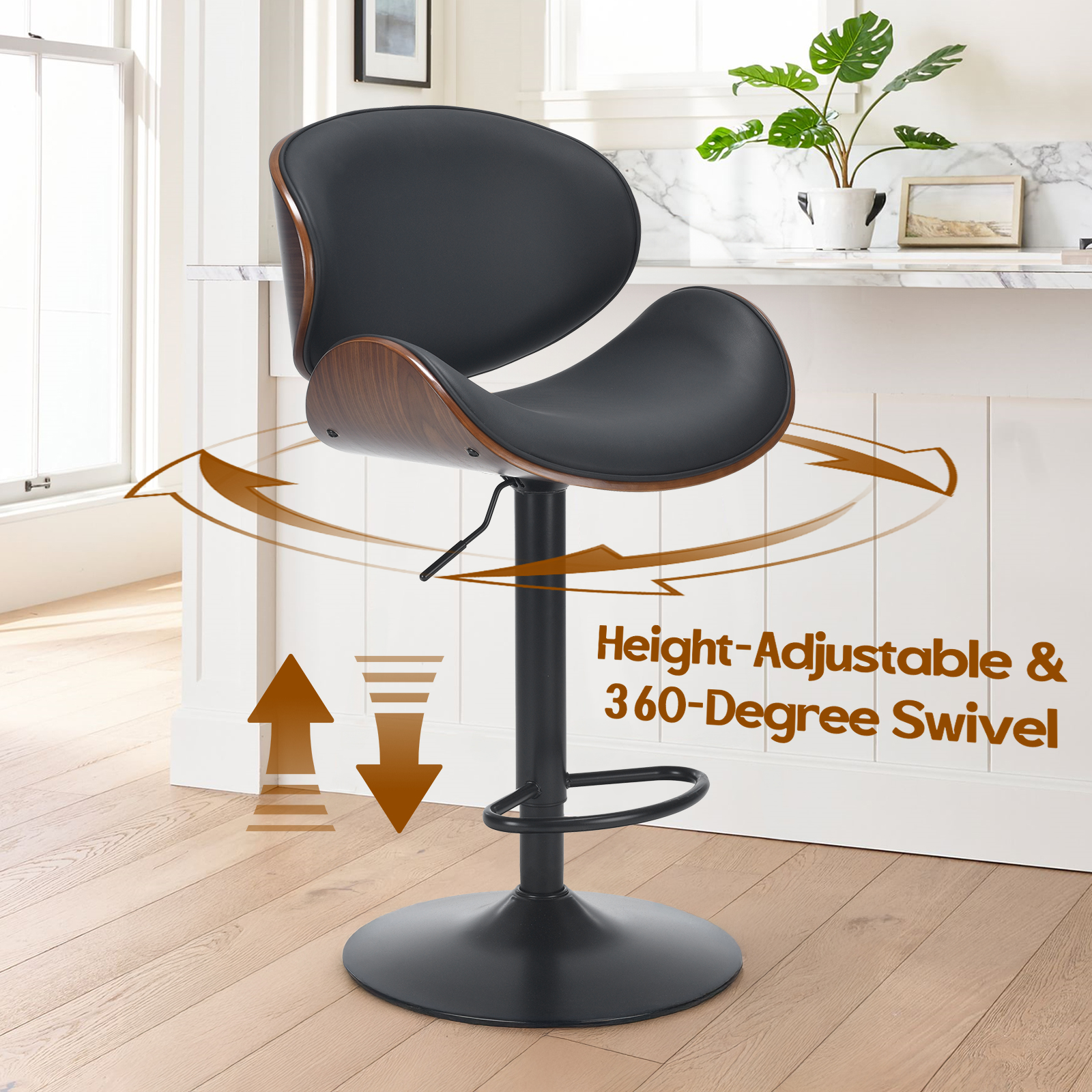 Farini Set of 2 Swivel Bar Sto - Commercial Kitchen Island ulasan dan harga