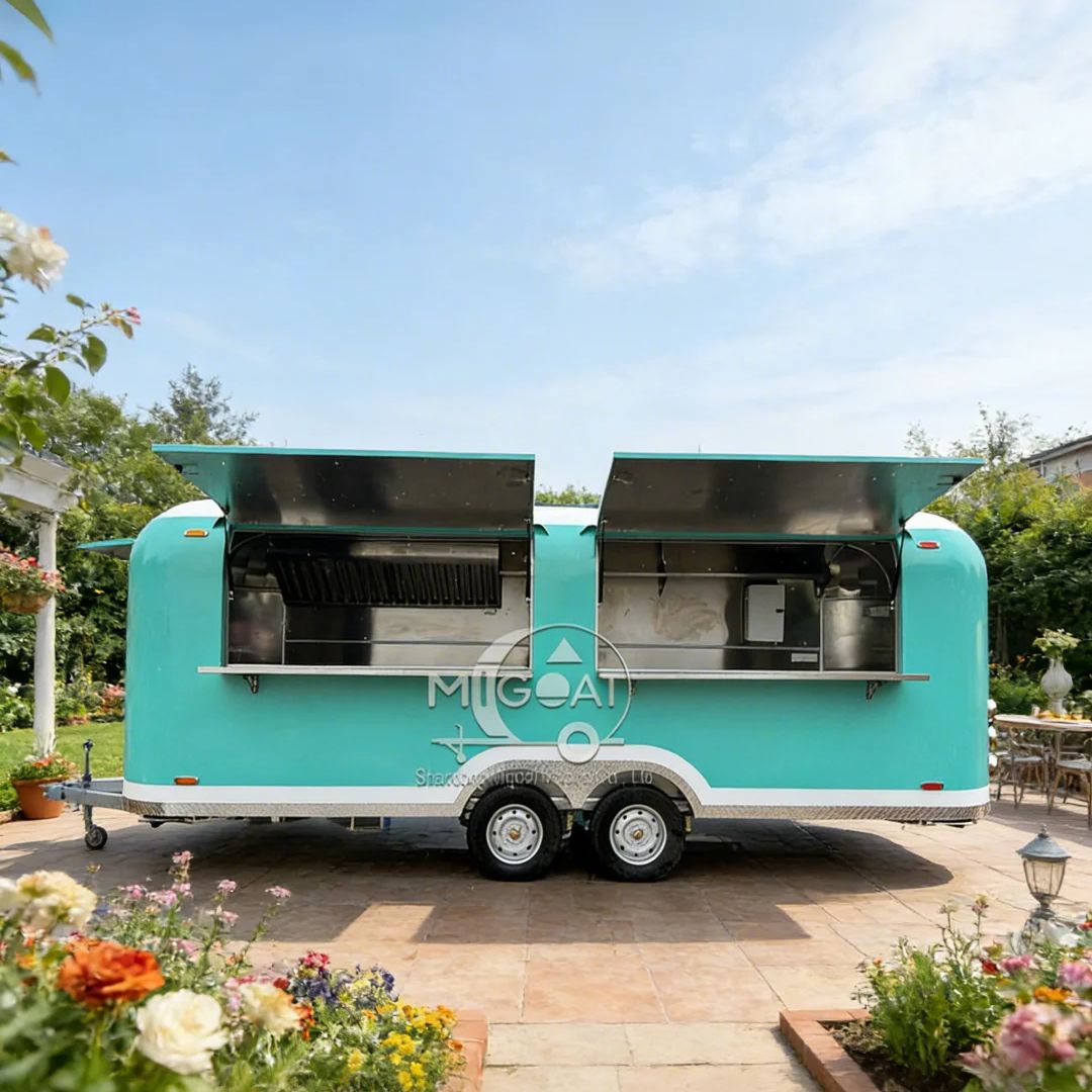 Commercial Mobile Food Trailer - Commercial Kitchen Windows ulasan dan harga
