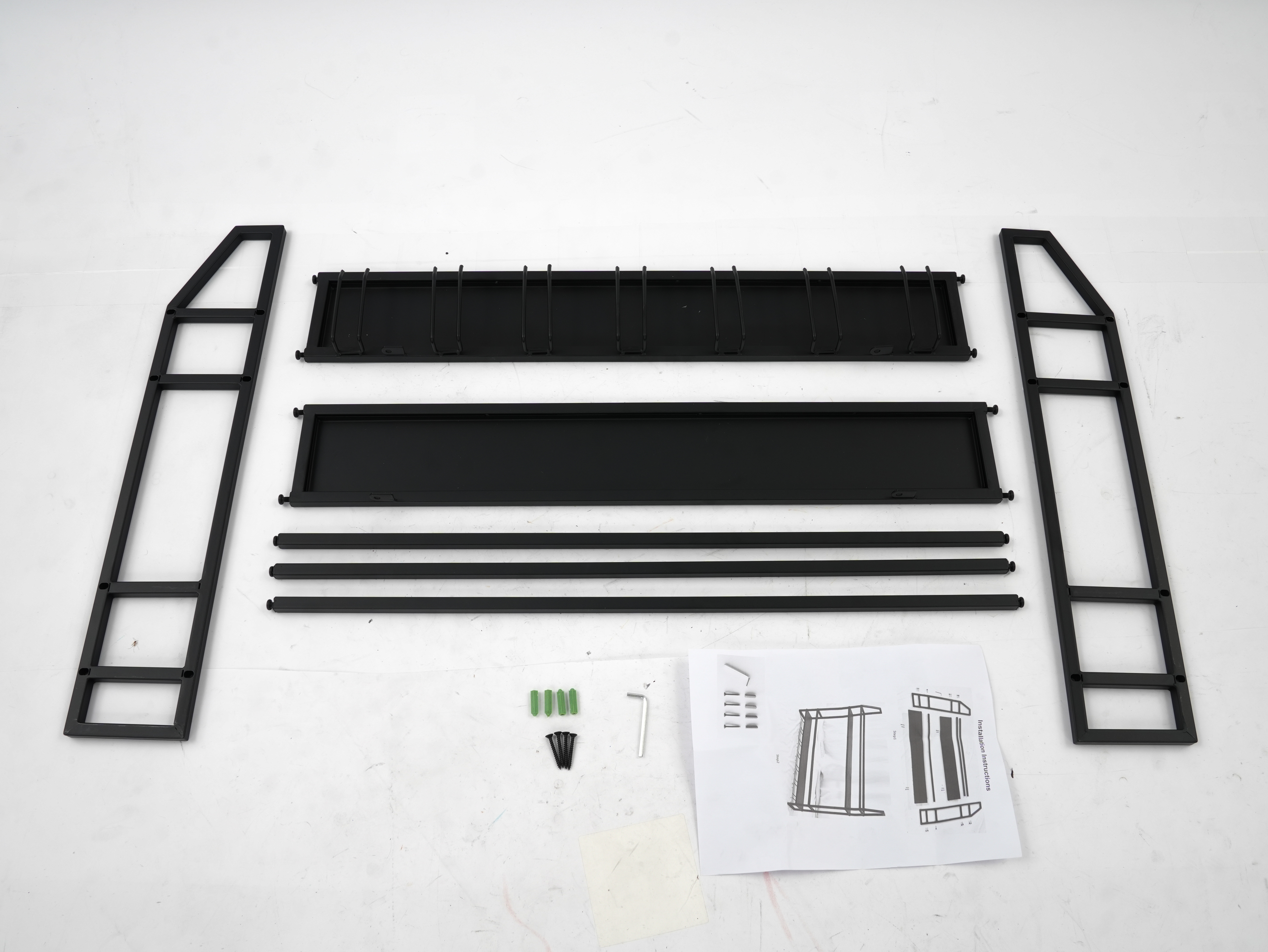 Double-layer Wine Rack Wall-Mo - Commercial Kitchen Rack ulasan dan harga