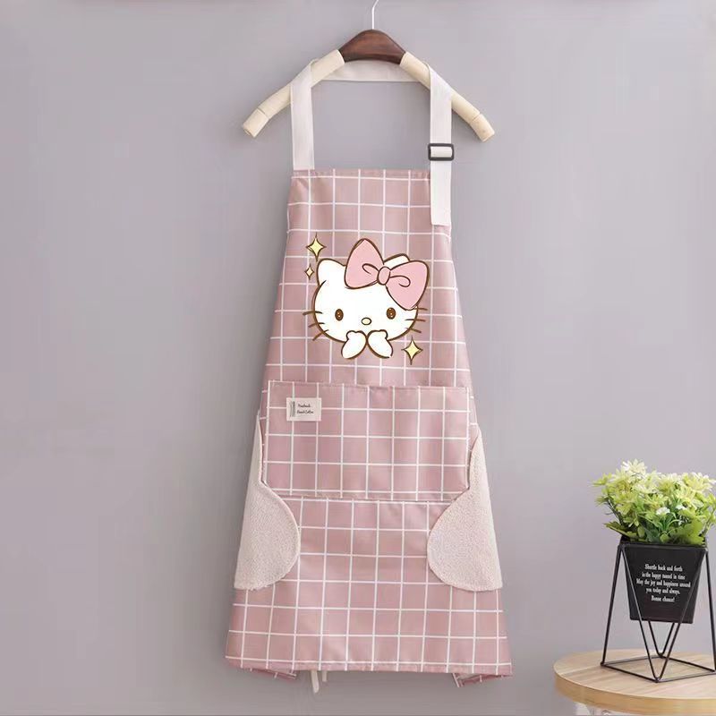 Hello Kitty Apron Cute Cartoon - Commercial Kitchen Set ulasan dan harga